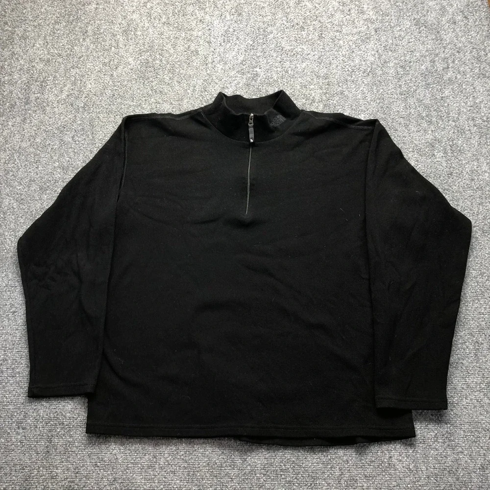 The North Face Flight Series Mens Large Black Quarter Zip Pullover Active Top